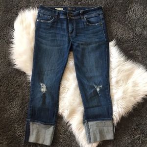 {kut from the kloth} cameron cuffed straight leg